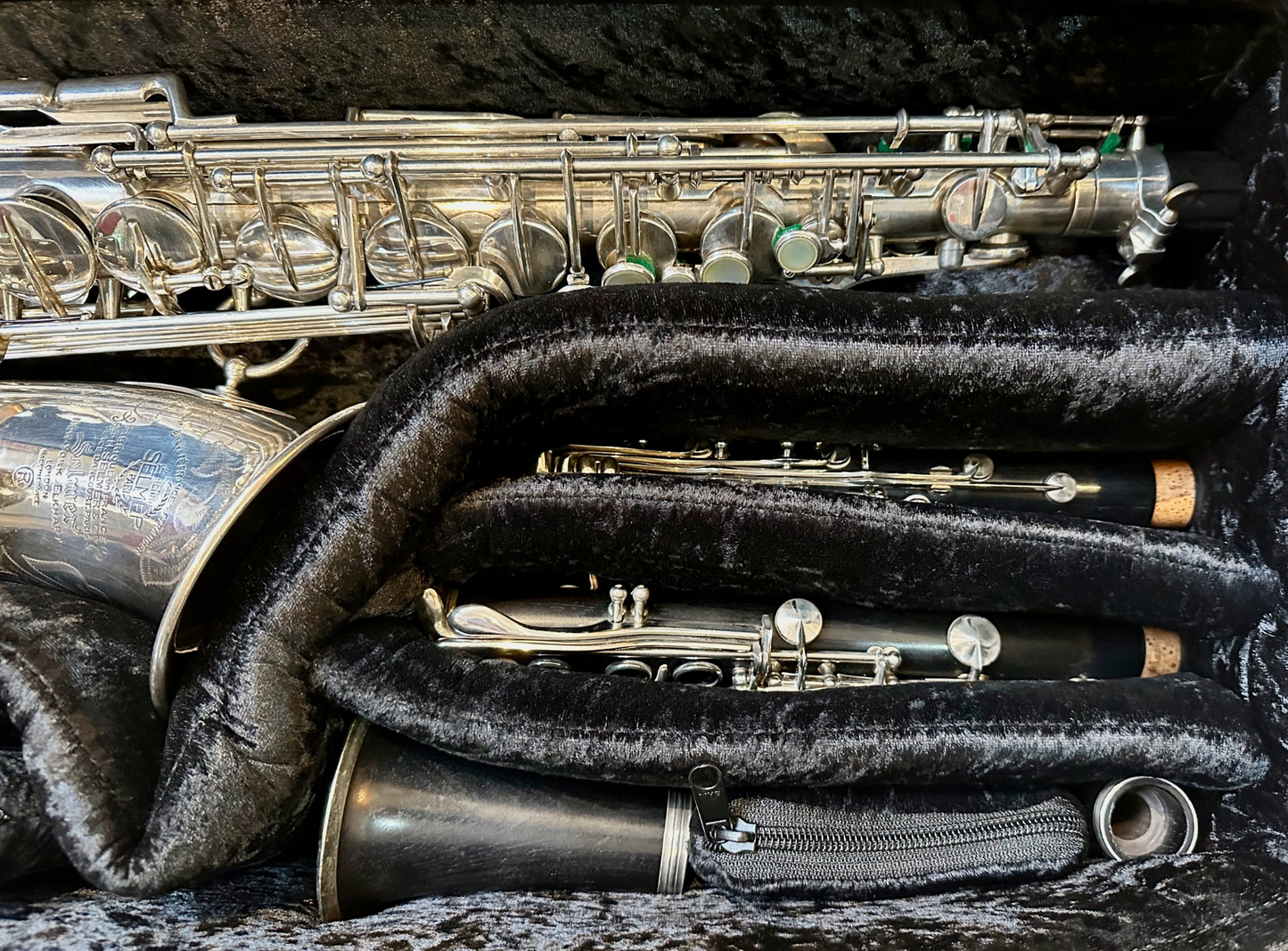Reed & Squeak Double Alto Saxophone & Bb Clarinet Case