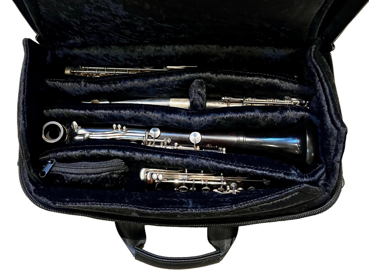 Reed & Squeak Clarinet + Flute Double Case (or Bb/Eb, other combinations)