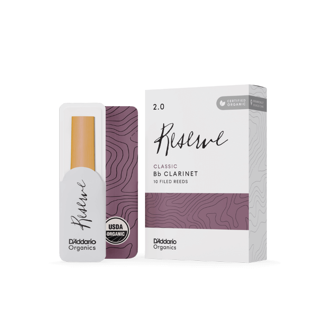 Bb Clarinet Organic Reserve Classic Reeds Box of 10