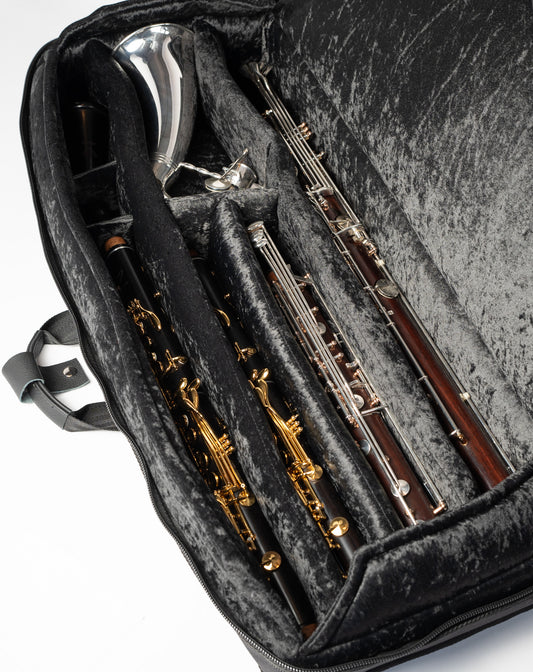 Bass + 2 Clarinet Triple Case - New Lightweight Version