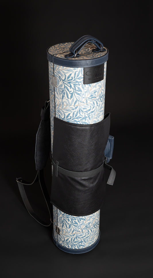 Wiseman Bass Clarinet QUAD Case - William Morris Pattern