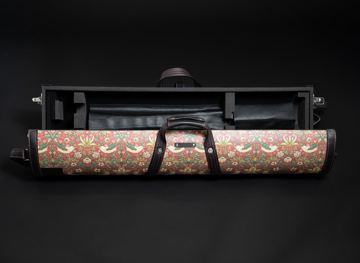 Wiseman Bass Clarinet QUAD Case - William Morris Pattern