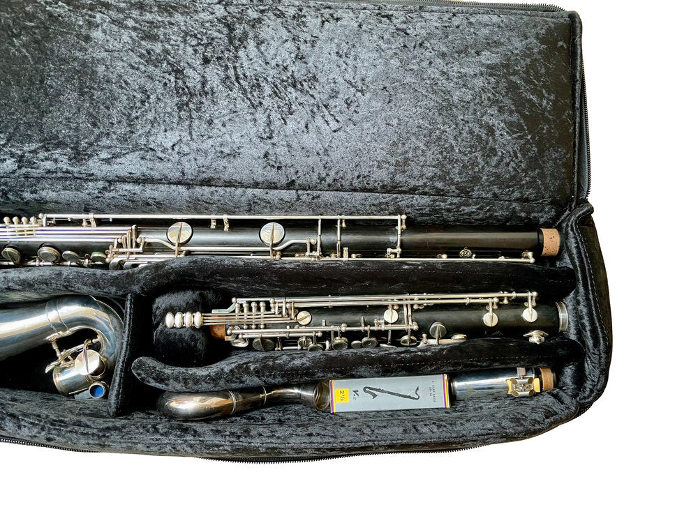 Super-Compact Bass Clarinet (wedge shaped) Low C (+ Bb or Eb)