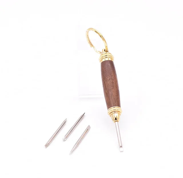 Keychain Screwdriver - 24kt Gold